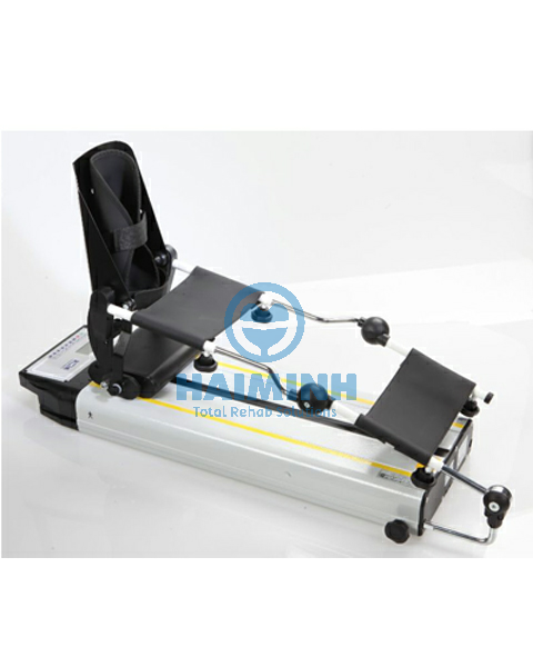 Thiết bị tập cưỡng bức chi dưới với góc chỉnh khớp gối: 0 độ ÷ 110độ, góc chỉnh khớp hông: -7độ ÷ 115độ